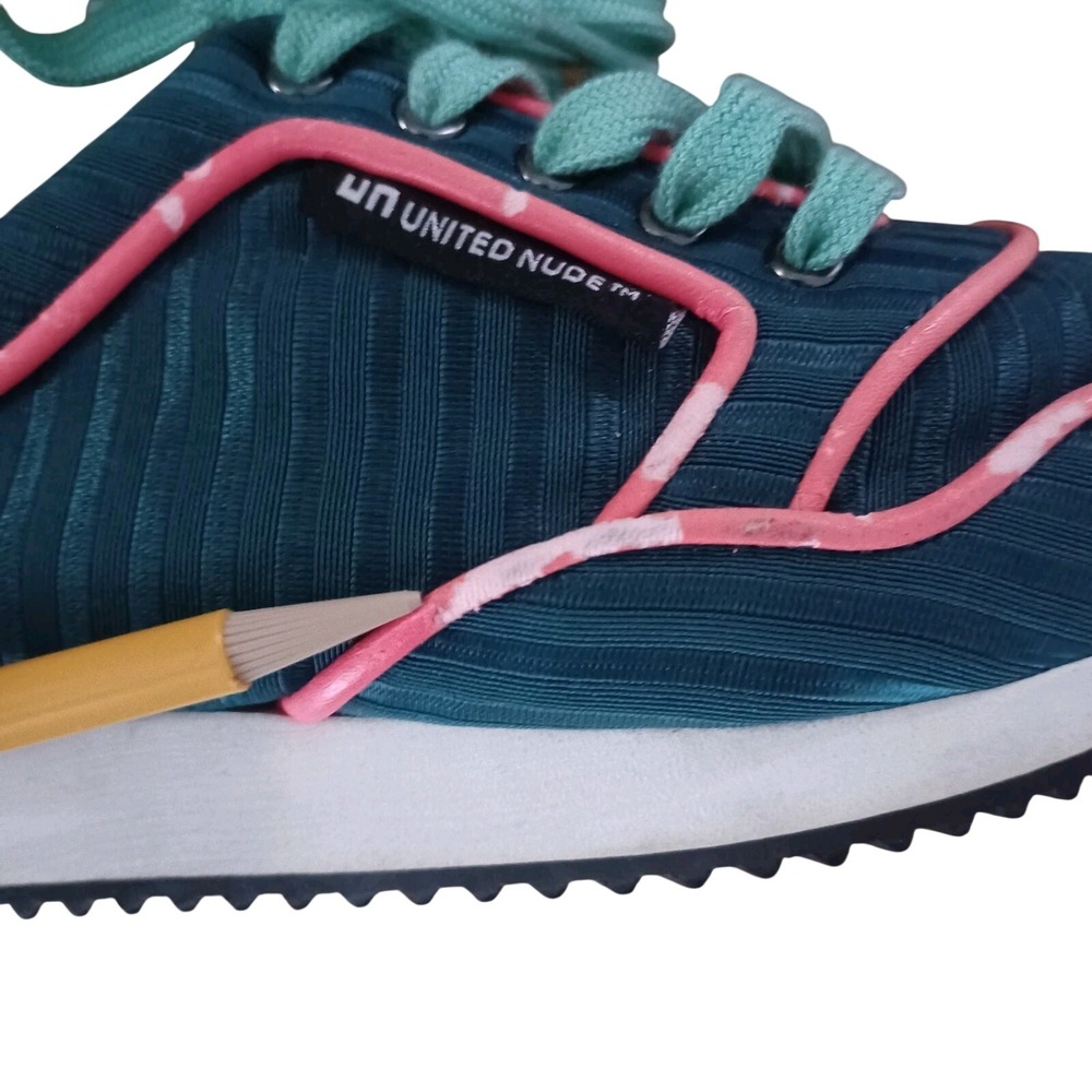 United Nude Sneakers Women Size 6  Green Pink - Picture 12 of 14